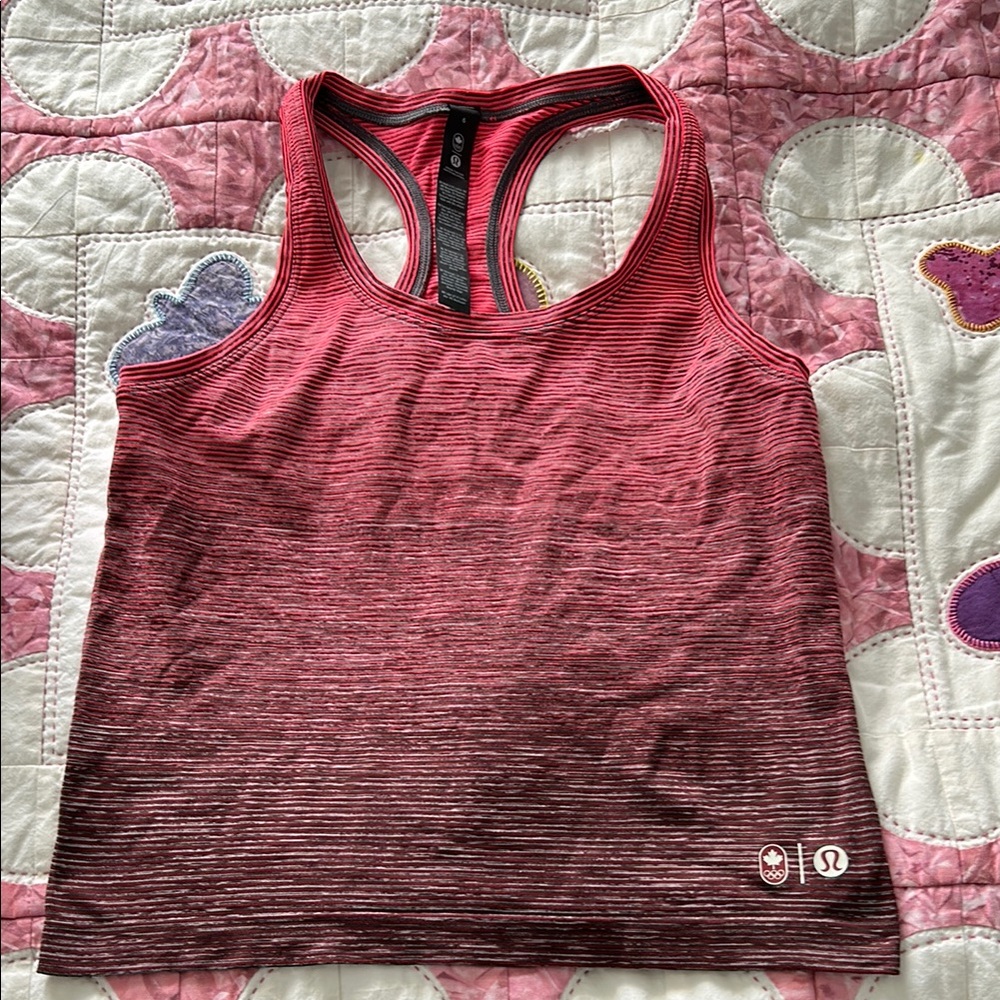 Lululemon Red Racerback Tank Top Canada